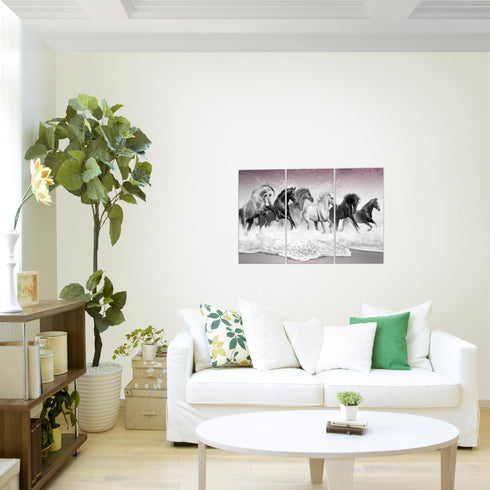 Wandbilder Wohnzimmer XXL Pferde Moderne Bilder Tiere